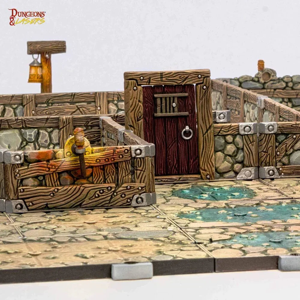 Dungeons & Lasers Dwarven Mine Half-Height Walls - PremiumHobby