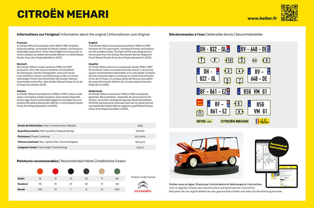 STARTER KIT Citroen Mehari
