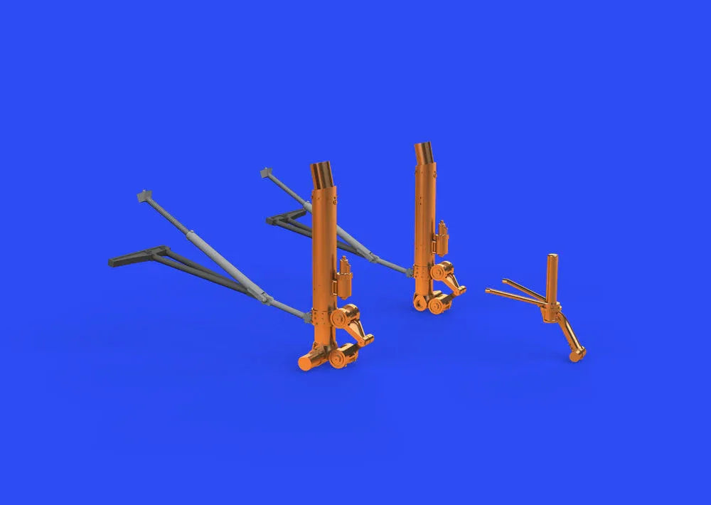 B-17F undercarriage legs BRONZE 1/48 for HKM - PremiumHobby