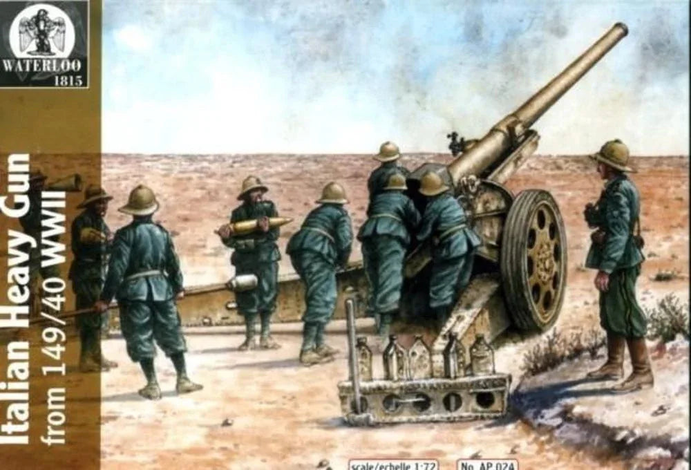 Italian heavy gun 149/40 w/serv. - PremiumHobby