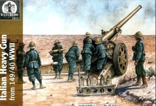 Italian heavy gun 149/40 w/serv.