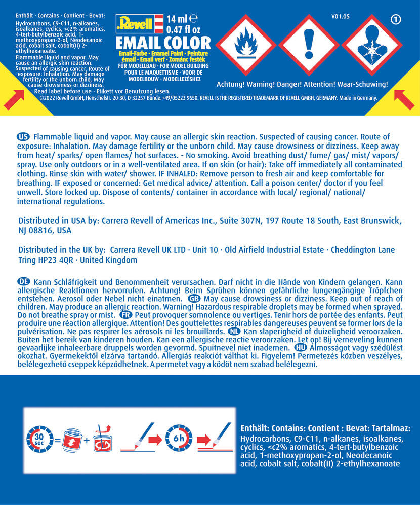 Revell Enamel dunkelgrün, seidenmatt