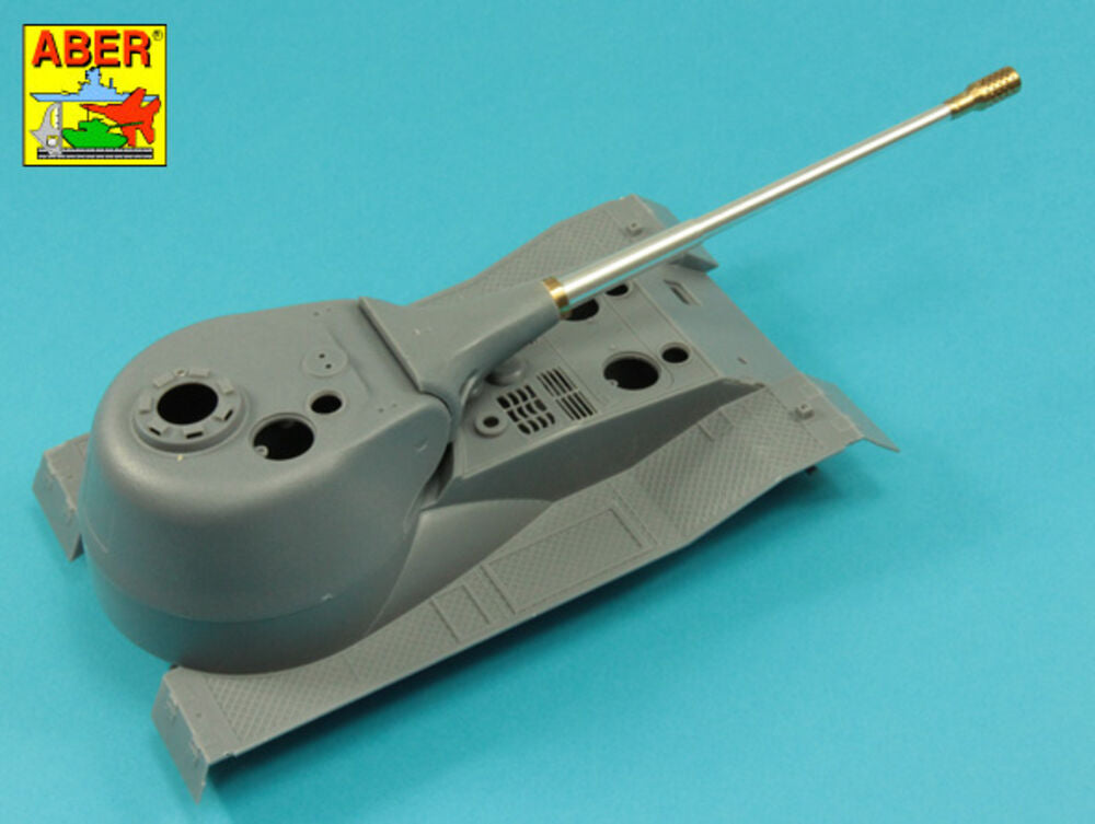 10,5cm KwK L/70 barrel with perforated muzzle brake for German Pz.Kpfw. VII Löwe or VK 7201(K)