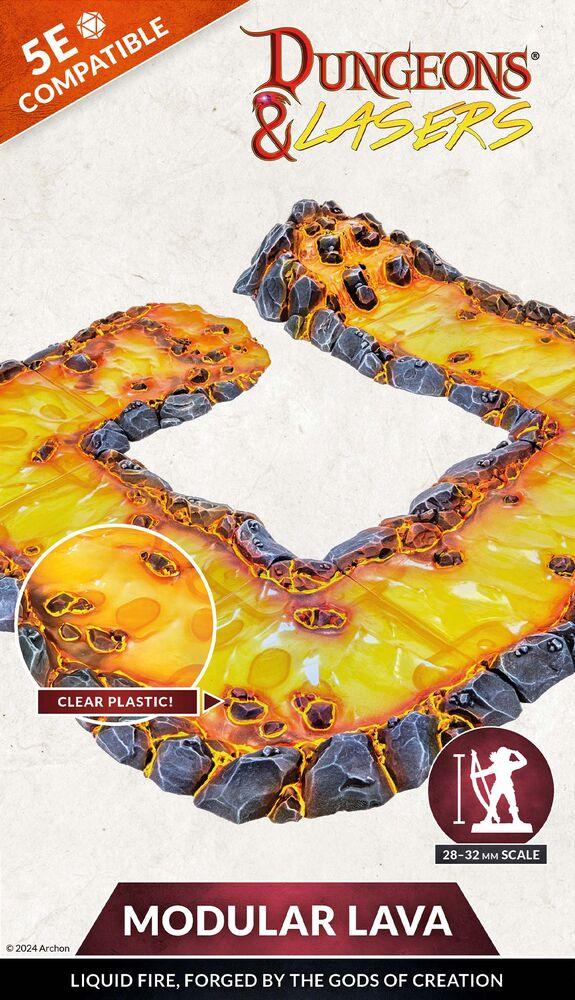 Dungeons & Lasers Expansion Set: MODULAR LAVA - PremiumHobby