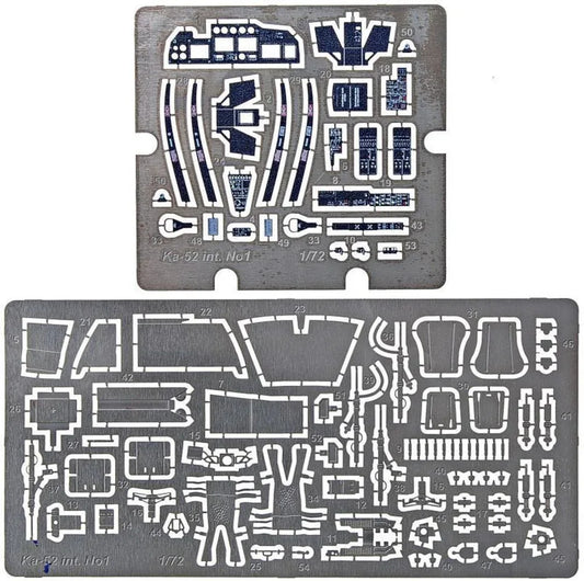 Photo-etched set for Ka-52 interior, for Zvezda kit
