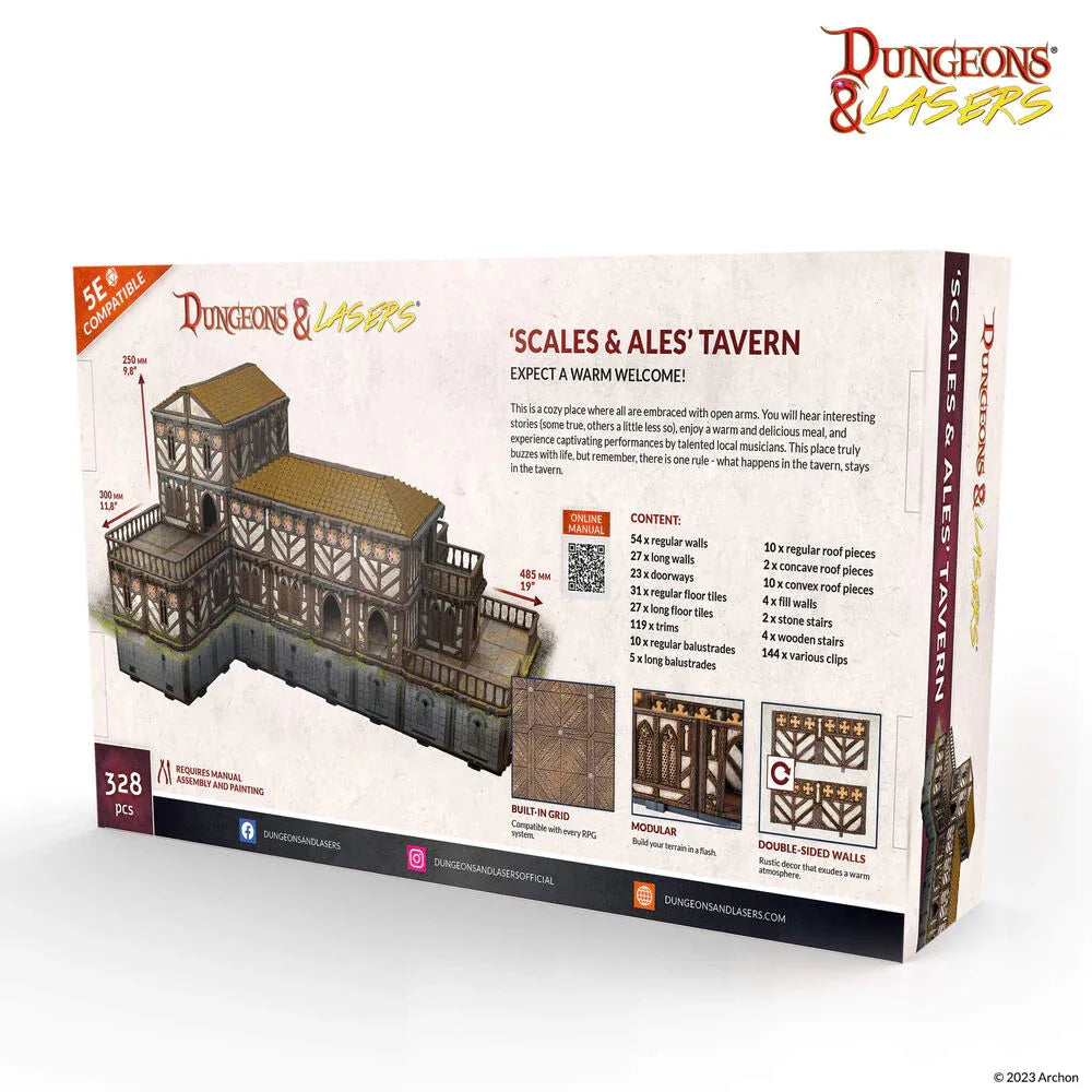 Dungeons & Lasers Starter Set: SCALES & ALES TAVERN - PremiumHobby