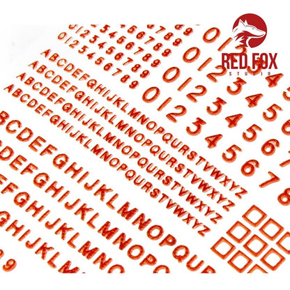 3D Resin Foundry Numeral & Letters for British AFV’s vol.01