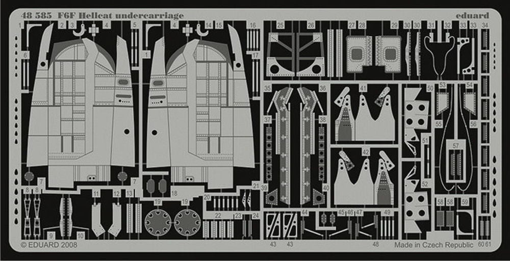 F6F Hellcat undercarriage für Eduard Bausatz