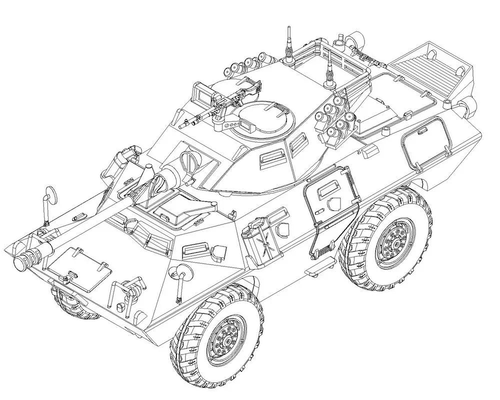 LAV-150 Commando AFV w/ Cockerill 90mm Gun - PremiumHobby