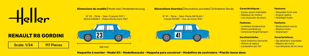STARTER KIT Renault R8 Gordini