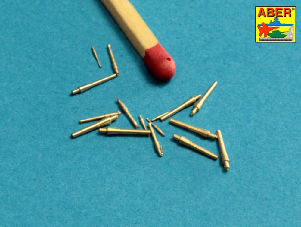 Set of barrels for Polish Destroyer Blyskawica; 102mm x 8; 40mm x 4; 20mm x 4