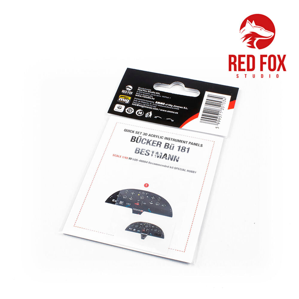 1/48 Bücker Bü-181 Bestmann (for Special Hobby kit)