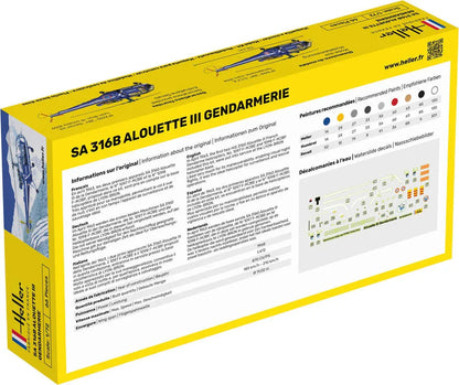 STARTER KIT SA 316 Alouette III Gendarmerie - PremiumHobby