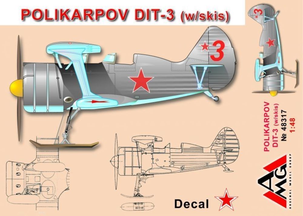 Polikarpov DIT-3 (w/skis)