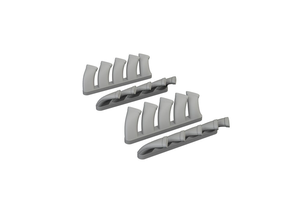 Mosquito exhaust stacks PRINT  TAMIYA