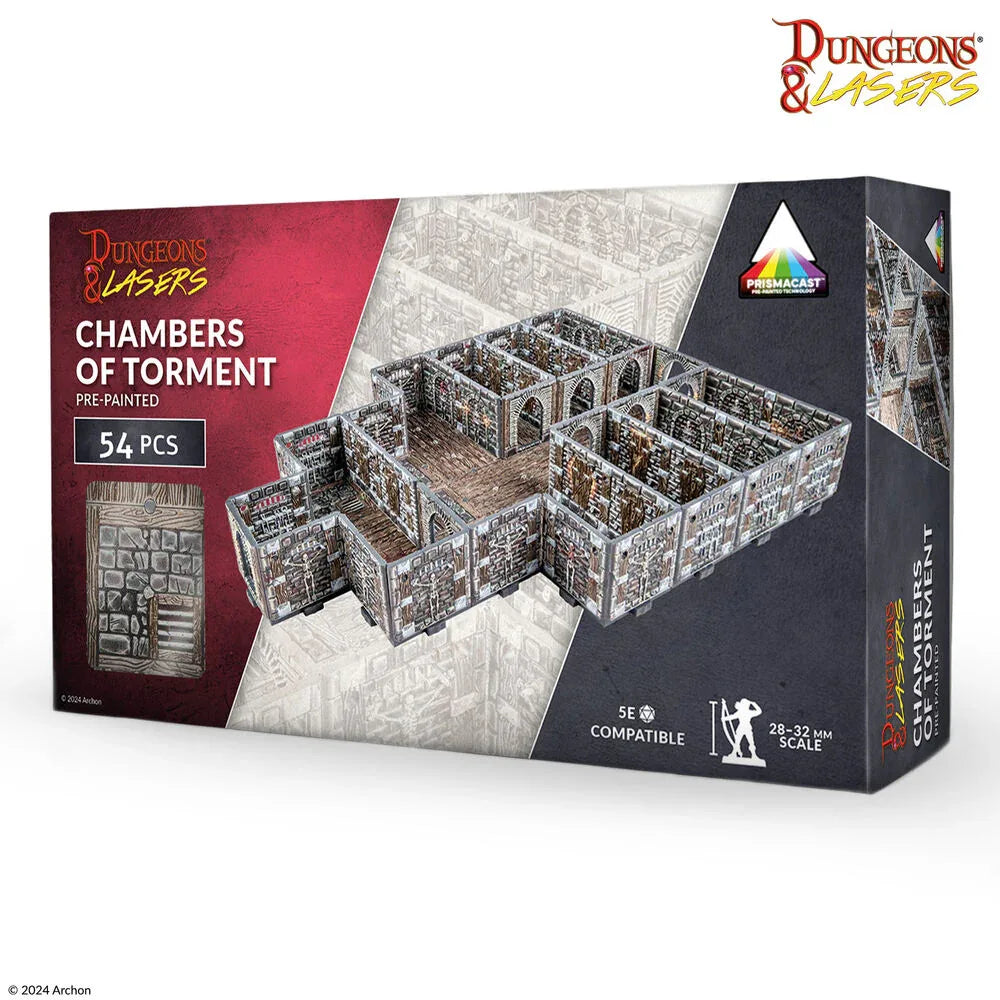 Dungeons & Lasers CHAMBERS OF TORMENT: PRE-PAINTED - PremiumHobby