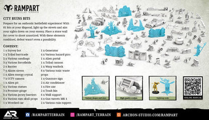 Modular Terrain: CITY RUINS BITS - PremiumHobby