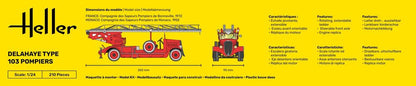STARTER KIT Delahaye Type 103 Pompiers