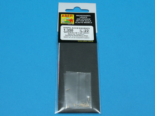 20 pcs QF 2-pdr 40 mm Mk.VIII “Pom Pom”