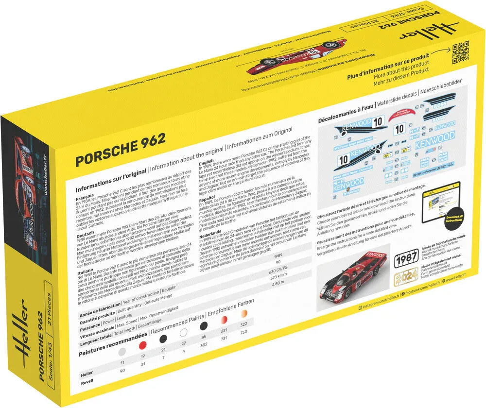 STARTER KIT Porsche 962 - PremiumHobby