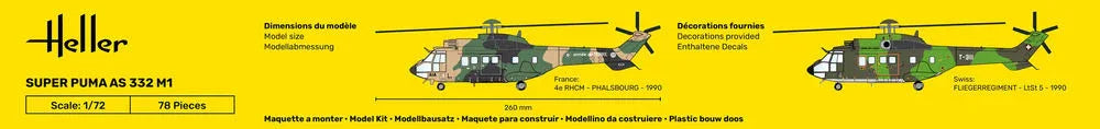 STARTER KIT Super Puma AS 332 M1 - PremiumHobby