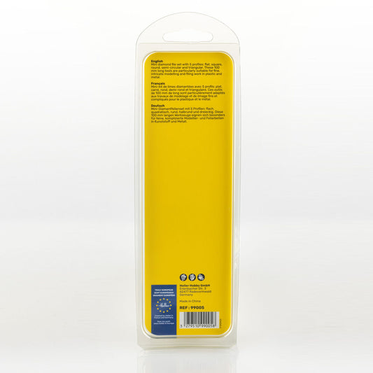 Diamond file set 100 mm (5 pieces)