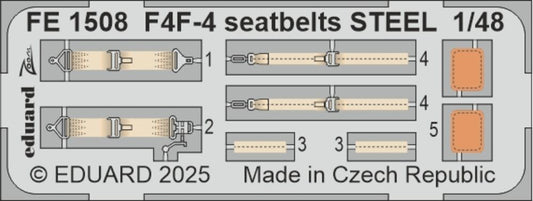 F4F-4 seatbelts STEEL  ACADEMY