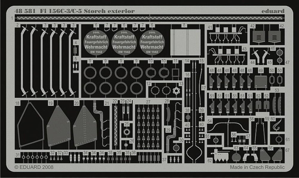 Fi 156C-3/C-5 Storch exterior für Tamiya Bausatz