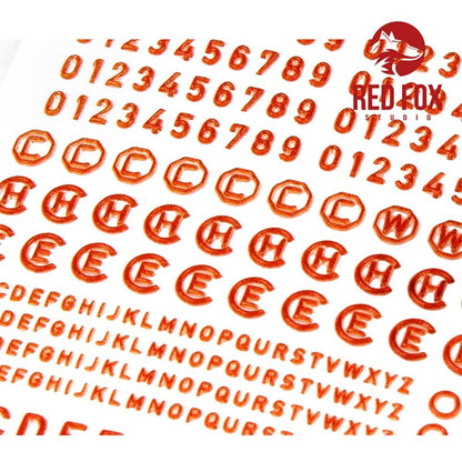 3D Resin Foundry Numeral & Letters for US AFV’s vol.01