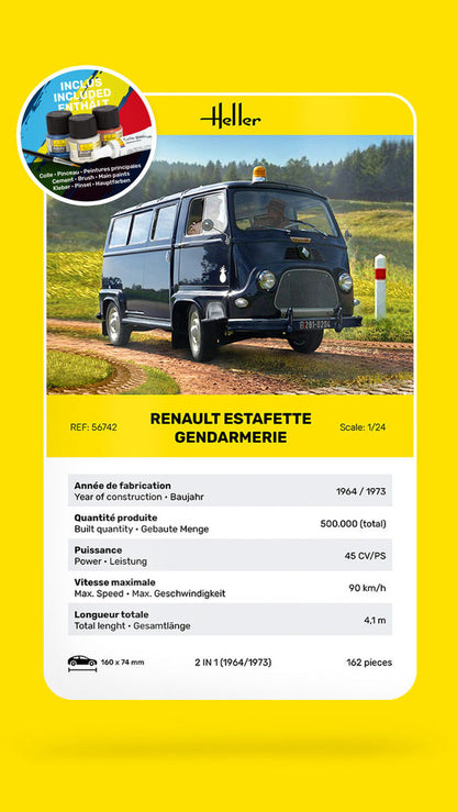 STARTER KIT Renault Estafette Gendarmerie