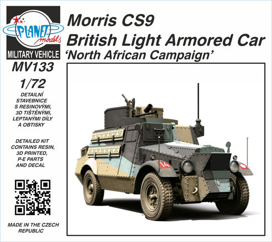 Morris CS9 British Light Armored Car ‘North African Campaign’1/72