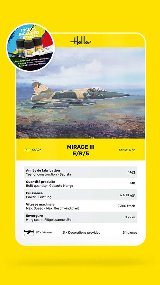 STARTER KIT Mirage III E - PremiumHobby