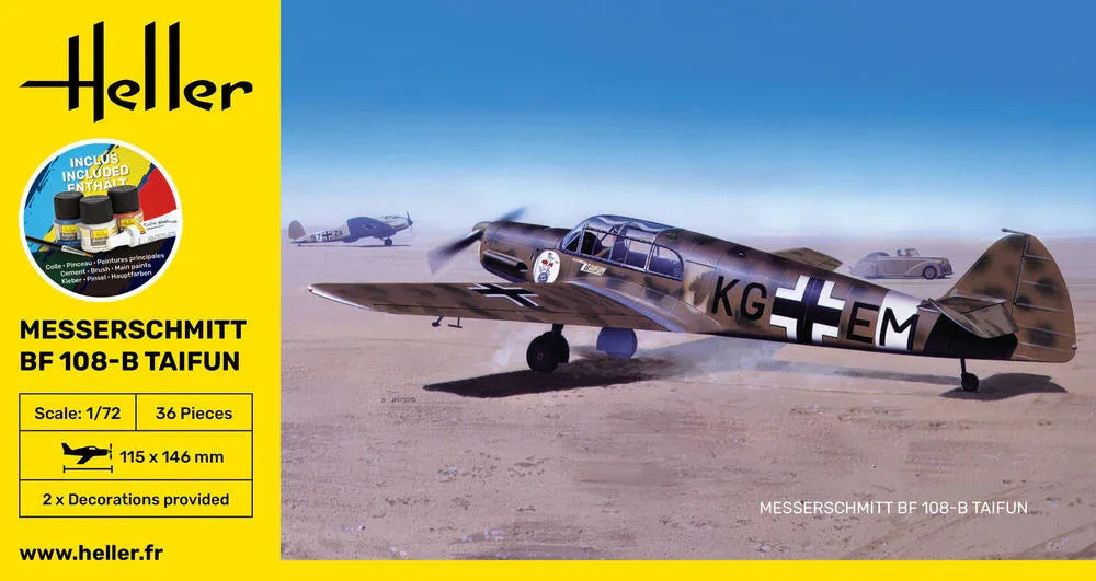 STARTER KIT Messerschmitt Bf 108 B Taifun - PremiumHobby