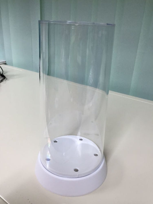 Flat top Display case-Led stand(Ø4x185mm