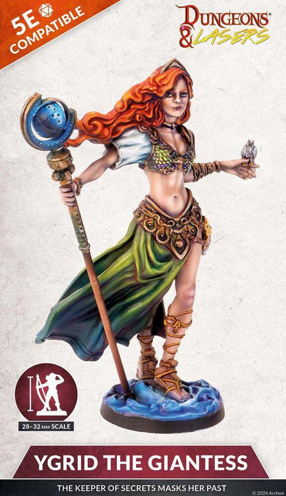 Dungeons & Lasers Miniatures: YGRID THE GIANTESS - PremiumHobby