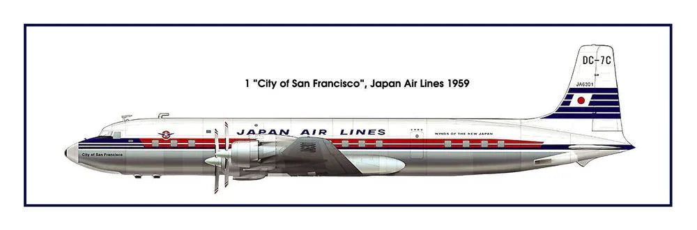 DC-7C Japan Air Lines - PremiumHobby