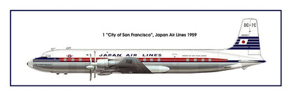 DC-7C Japan Air Lines - PremiumHobby