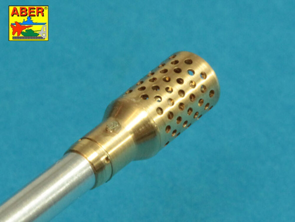 10,5cm KwK L/70 barrel with perforated muzzle brake for German Pz.Kpfw. VII Löwe or VK 7201(K)