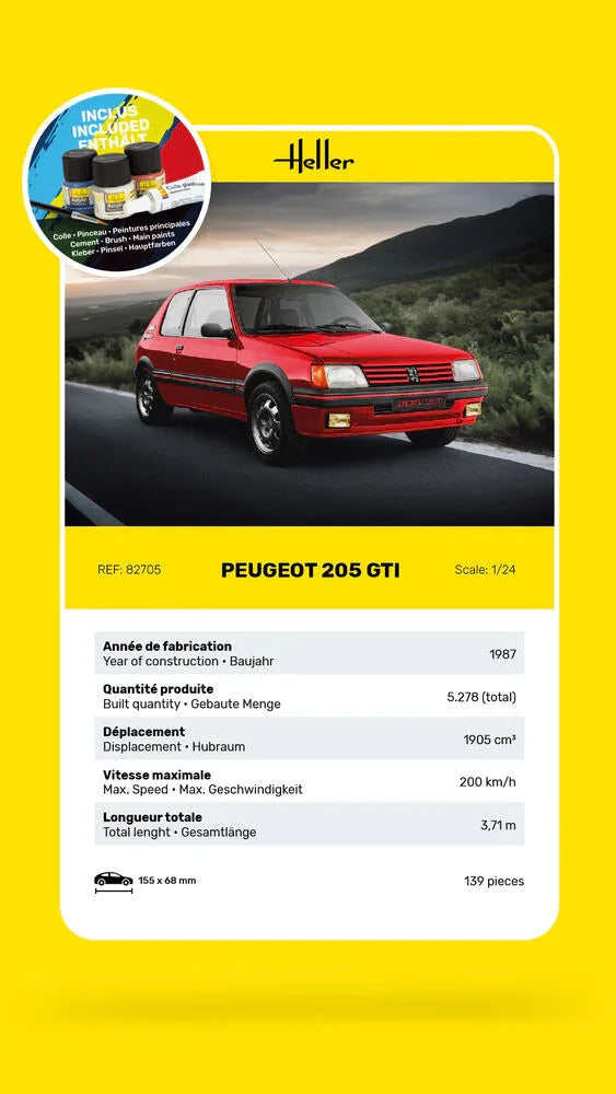 STARTER KIT Peugeot 205 GTI - PremiumHobby
