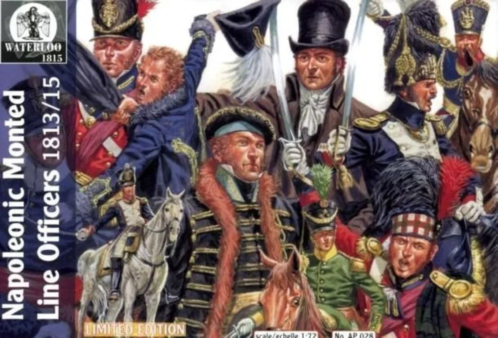 Napoleonic mounted Line officers - PremiumHobby