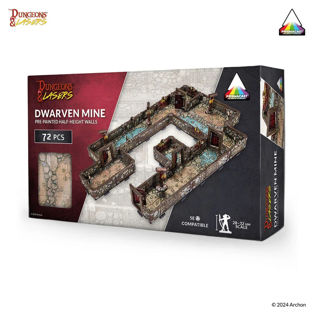 Dungeons & Lasers DWARVEN MINE: Pre-painted - PremiumHobby