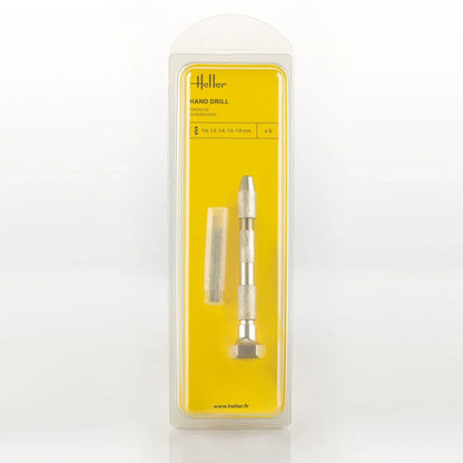 Hand drill with five drills (1, 1.2, 1.4, 1.5, 1.8 mm) - PremiumHobby