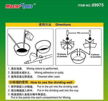 Paint Pallet(L) with Partition Wall