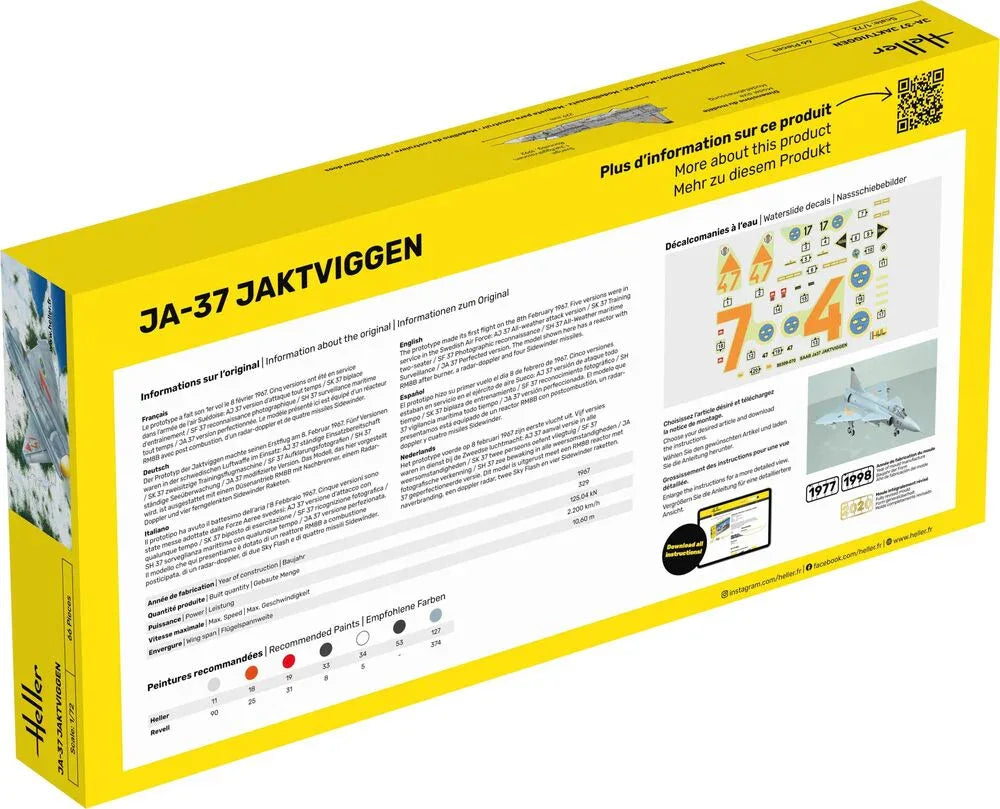 STARTER KIT Ja-37 Jaktviggen - PremiumHobby