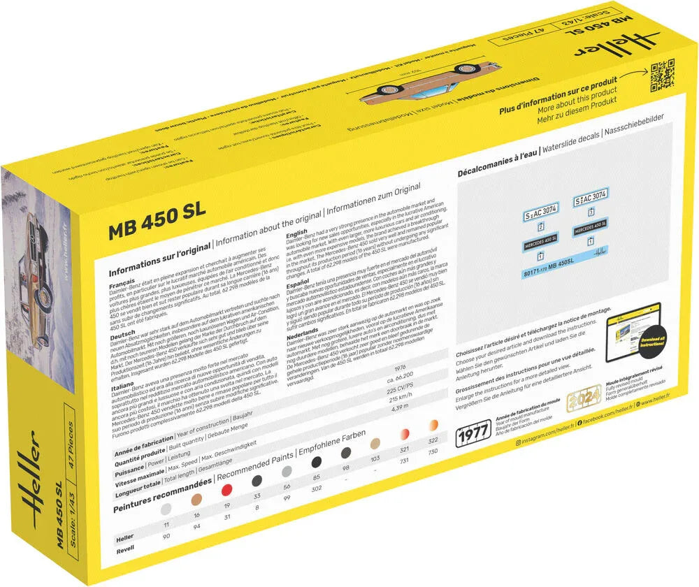 MB 450 SL - PremiumHobby