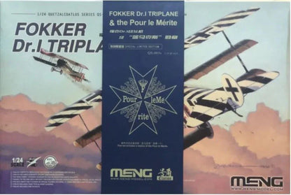 Fokker Dr.I Triplane&Blue Max Medal(Lim.Edit,inc.one colle-class replic o.BlueMa - PremiumHobby