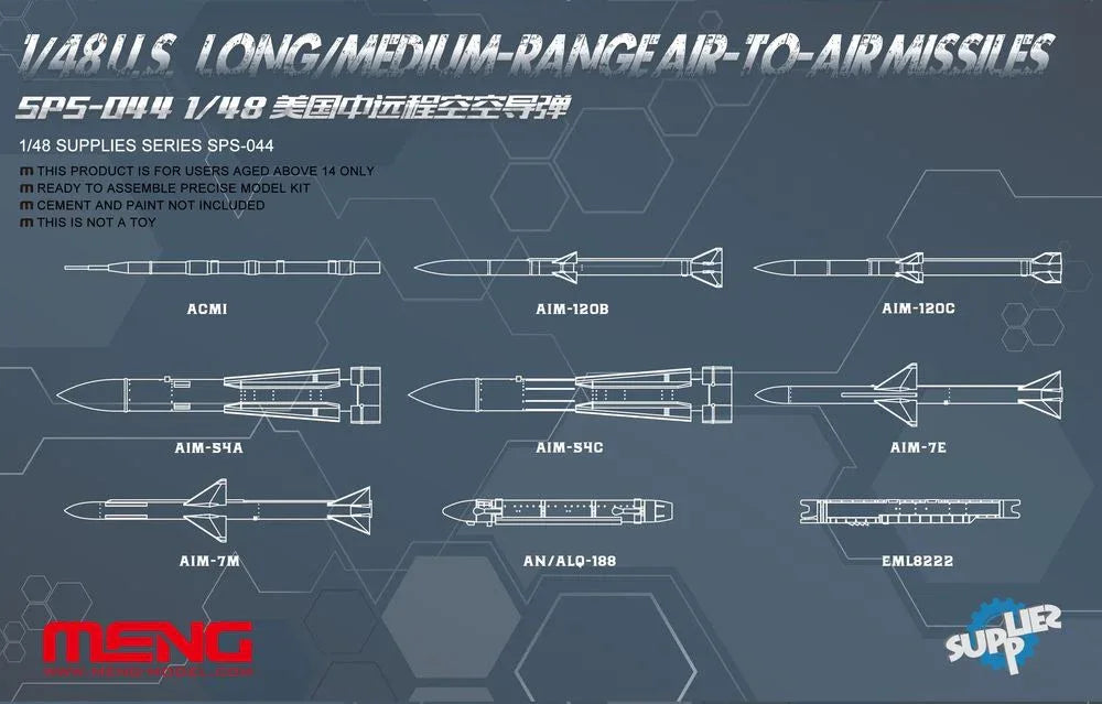U.S.Long/Medium-range Air-to-air Missile - PremiumHobby