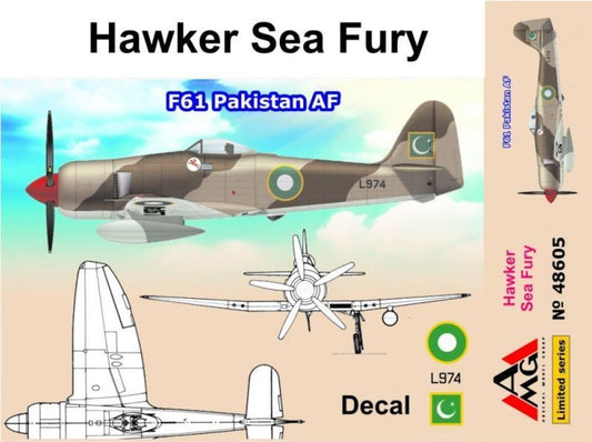 Hawker Sea Fury F61 Pakistan AF