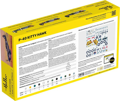 STARTER KIT P-40 Kitty Hawk - PremiumHobby
