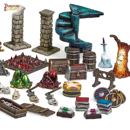 Dungeons & Lasers Expansion Set: FANTASY CUSTOMIZATION BITS - PremiumHobby